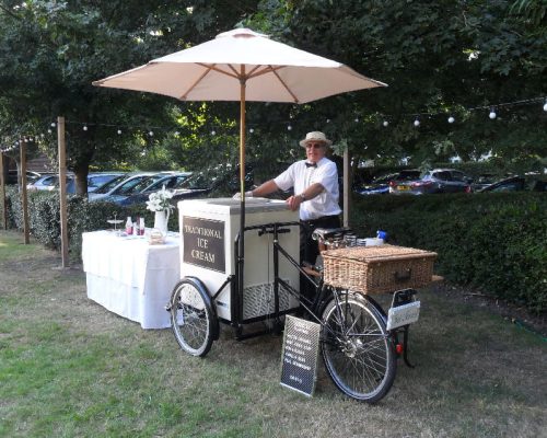 ice cream tricycle hire wedding events dorset hampshire